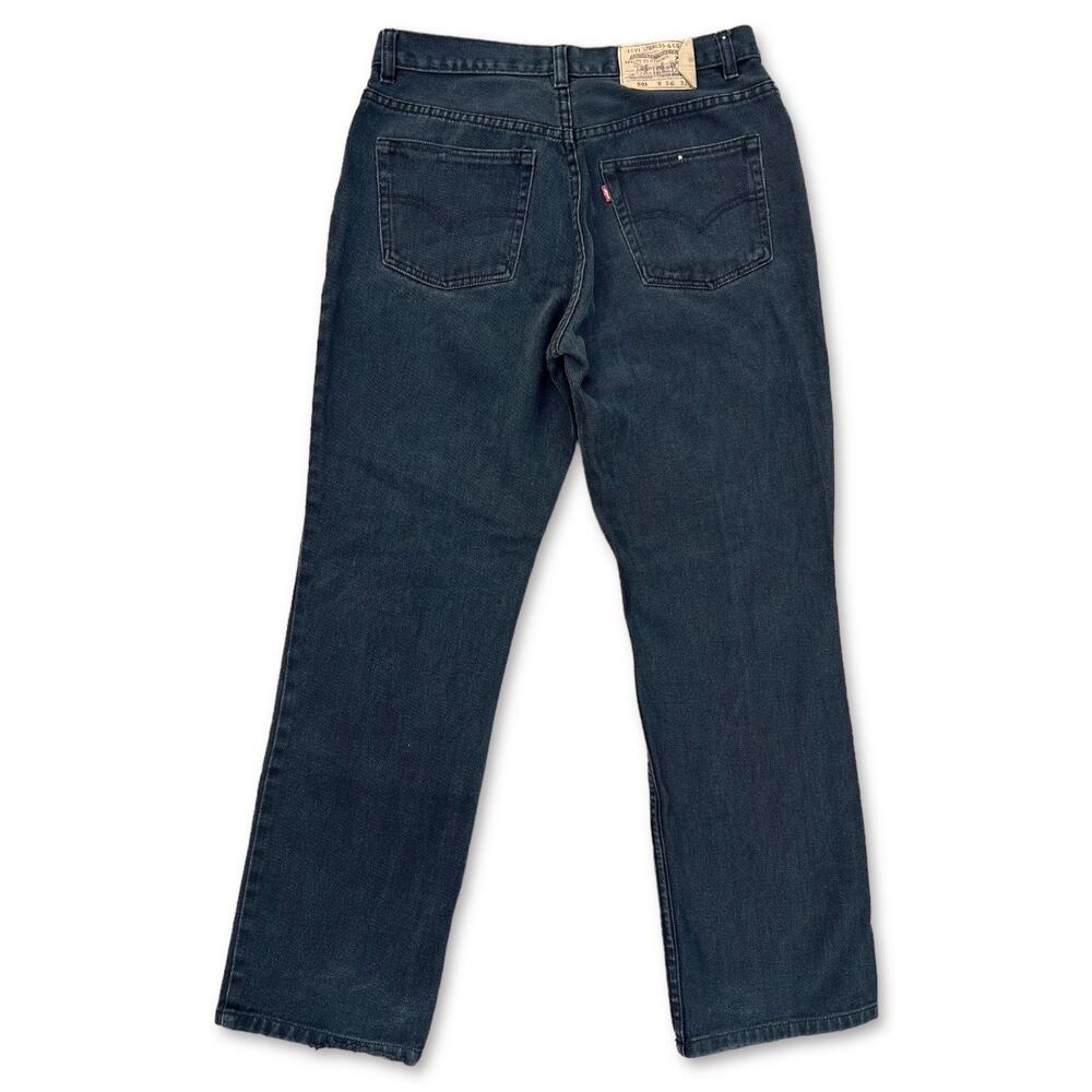 Vintage 501 Buttonfly Levi's Jeans in Black Size 30‎ x 29 Straight Leg